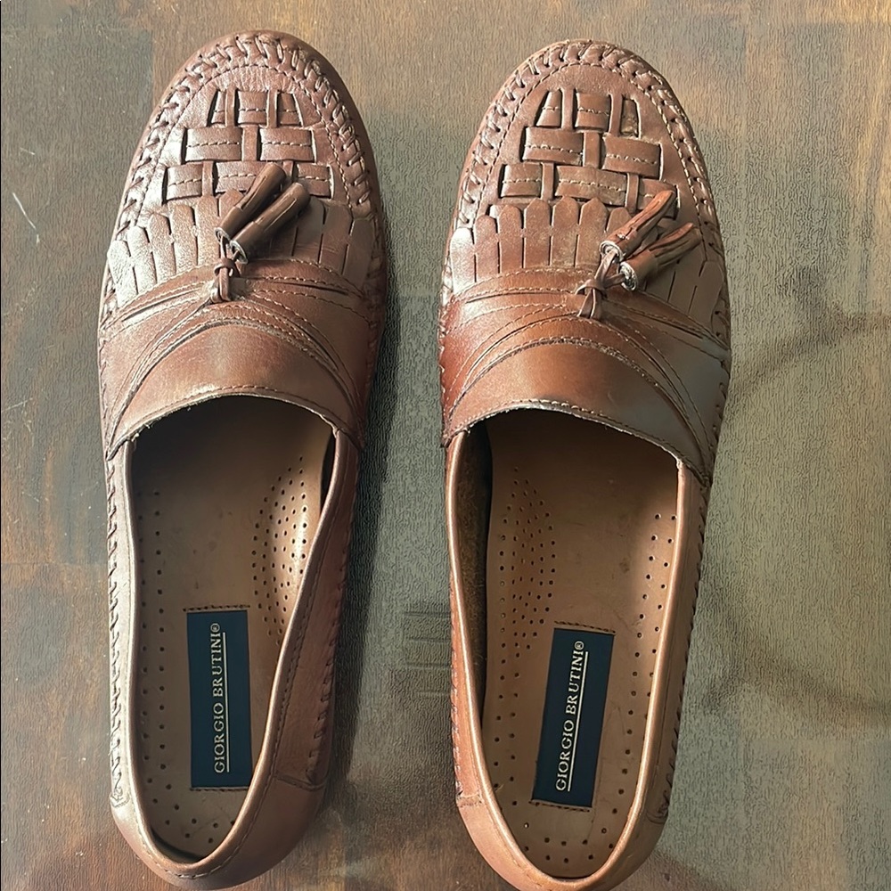 Giorgio Brutini Men's Brown Loafers